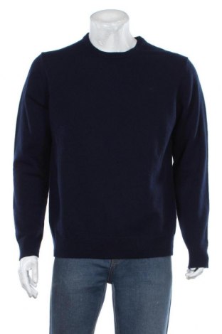 Мъжки пуловер Hackett, Размер XL, Цвят Син, Вълна, Цена 291,75 лв.