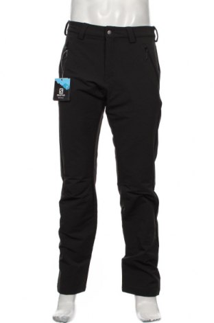 Мъжки спортен панталон Salomon, Размер L, Цвят Черен, 92% полиамид, 8% еластан, Цена 132,30 лв.