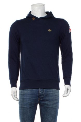 Herren Sweatshirt Adidas Originals, Größe S, Farbe Blau, Baumwolle, Preis 28,53 €