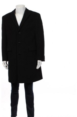 Мъжко палто Joop!, Размер L, Цвят Черен, 80% вълна, 20% полиамид, Цена 366,00 лв.