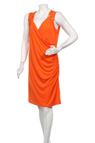 Рокля MICHAEL Michael Kors, Размер XL, Цвят Оранжев, 95% полиестер, 5% еластан, Цена 166,00 лв.