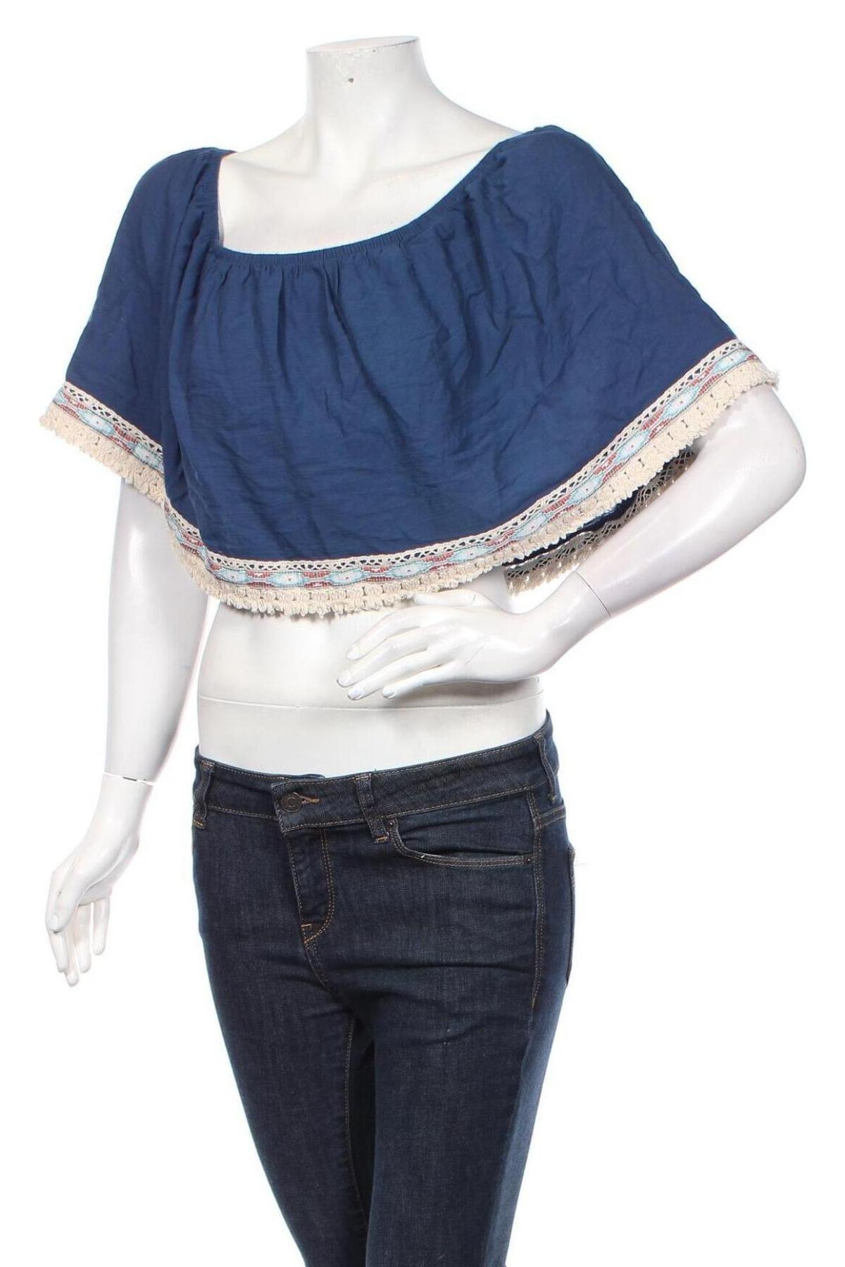 Γυναικεία μπλούζα Be You, Μέγεθος M, Χρώμα Μπλέ, Τιμή 21,65 €