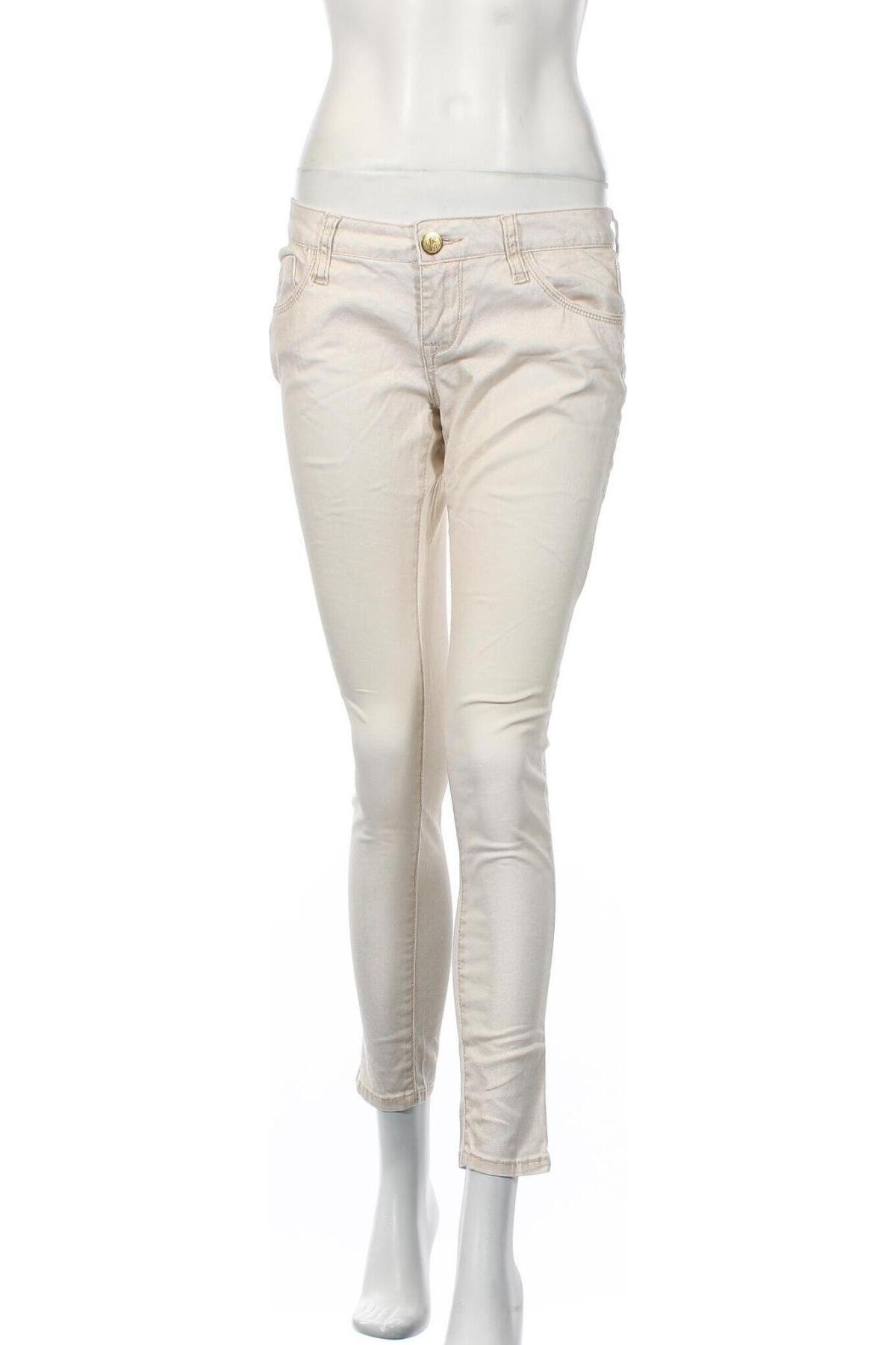 Дамски панталон American Rag Cie, Размер S, Цвят Бежов, 97% памук, 3% еластан, Цена 26,04 лв.
