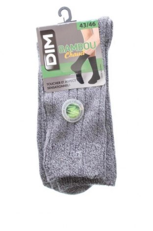Чорапи Dim, Размер L, Цвят Сив, Цена 9,60 лв.
