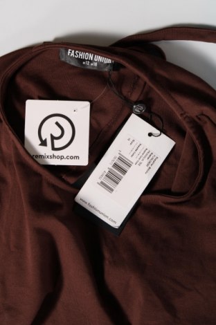 Дамска блуза Fashion Union, Размер XL, Цвят Кафяв, Цена 7,20 лв.
