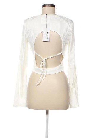 Дамска блуза NA-KD, Размер XL, Цвят Бял, Цена 5,04 лв.