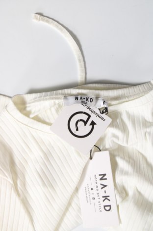 Дамска блуза NA-KD, Размер XL, Цвят Бял, Цена 5,04 лв.