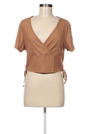 Дамска блуза SHEIN, Размер XL, Цвят Бежов, Цена 7,13 лв.
