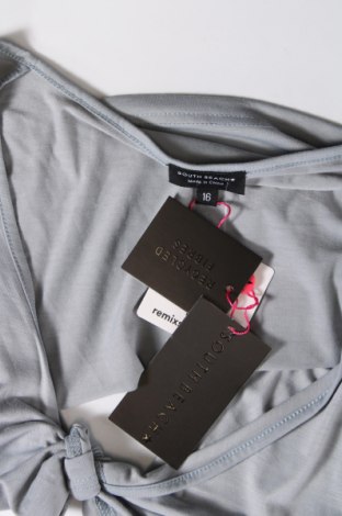 Γυναικεία μπλούζα South Beach, Μέγεθος XL, Χρώμα Μπλέ, Τιμή 2,60 €