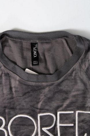 Damen Shirt Xoxo, Größe M, Farbe Grau, Preis € 3,04
