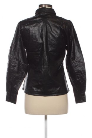 Γυναικείο δερμάτινο πουκάμισο Edited, Μέγεθος XS, Χρώμα Μαύρο, Τιμή 37,11 €