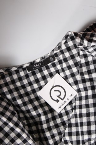 Γυναικείο πουκάμισο Obey, Μέγεθος XL, Χρώμα Πολύχρωμο, Τιμή 4,73 €