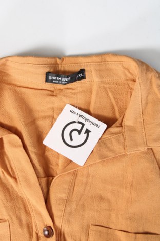 Γυναικείο πουκάμισο SHEIN, Μέγεθος XL, Χρώμα Καφέ, Τιμή 4,54 €
