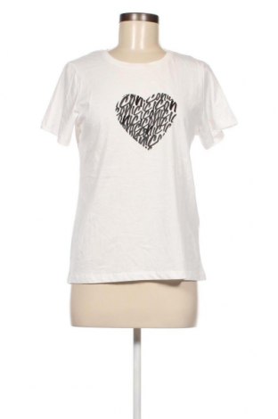 Γυναικείο t-shirt Ichi, Μέγεθος M, Χρώμα Λευκό, Τιμή 11,06 €