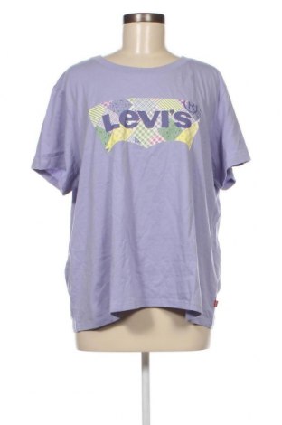 Дамска тениска Levi's, Размер XXL, Цвят Лилав, Цена 58,00 лв.