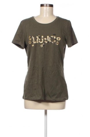 Γυναικείο t-shirt Liu Jo, Μέγεθος XL, Χρώμα Πράσινο, Τιμή 36,52 €
