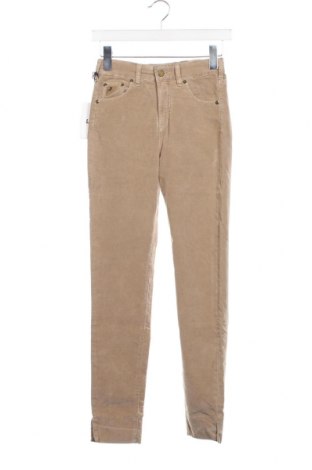Pantaloni de velvet de femei Lois, Mărime XS, Culoare Bej, Preț 28,82 Lei