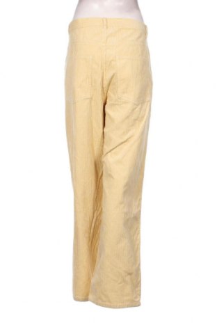 Γυναικείο κοτλέ παντελόνι Monki, Μέγεθος XXL, Χρώμα Κίτρινο, Τιμή 7,83 €