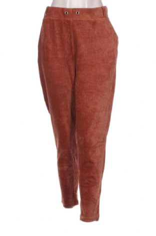 Γυναικείο κοτλέ παντελόνι Rainbow, Μέγεθος XL, Χρώμα Καφέ, Τιμή 9,87 €