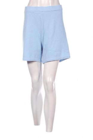 Pantaloni scurți de femei Monki, Mărime L, Culoare Albastru, Preț 22,11 Lei