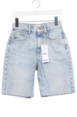 Дамски къс панталон Perfect Jeans By Gina Tricot, Размер XS, Цвят Син, Цена 22,00 лв.
