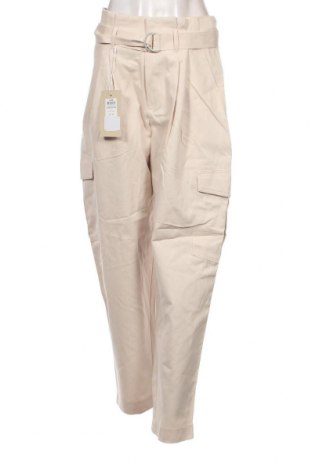 Pantaloni de femei JJXX, Mărime M, Culoare Ecru, Preț 286,18 Lei