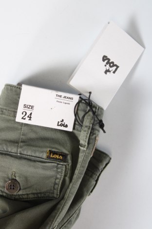 Дамски панталон Lois, Размер XS, Цвят Зелен, Цена 10,22 лв.
