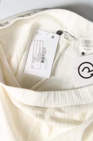 Γυναικείο παντελόνι Monki, Μέγεθος M, Χρώμα Λευκό, Τιμή 5,56 €