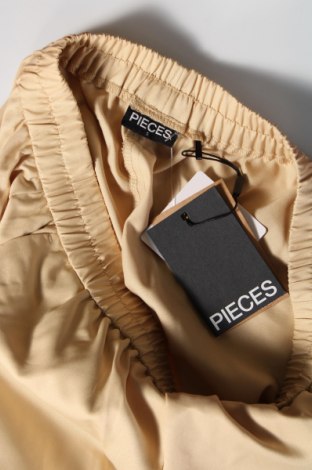 Dámske nohavice Pieces, Veľkosť S, Farba Béžová, Cena  6,68 €