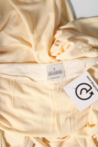 Дамски панталон Trussardi, Размер XL, Цвят Жълт, Цена 68,00 лв.
