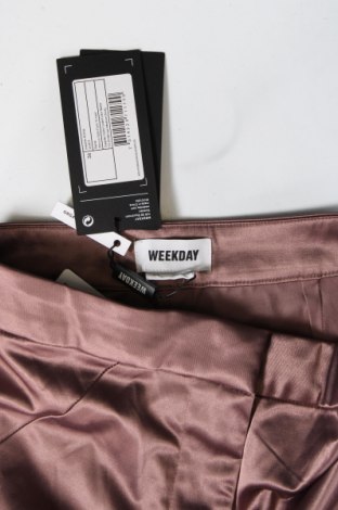 Dámske nohavice Weekday, Veľkosť S, Farba Popolavo ružová, Cena  6,76 €