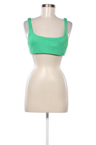 Tricou de damă Bershka, Mărime L, Culoare Verde, Preț 69,08 Lei