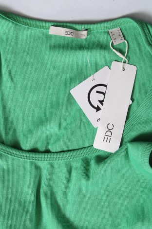 Damska koszulka na ramiączkach Edc By Esprit, Rozmiar L, Kolor Zielony, Cena 21,64 zł