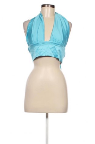 Γυναικείο αμάνικο μπλουζάκι Gina Tricot, Μέγεθος S, Χρώμα Μπλέ, Τιμή 4,87 €