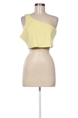 Γυναικείο αμάνικο μπλουζάκι Glamorous, Μέγεθος XL, Χρώμα Κίτρινο, Τιμή 4,49 €