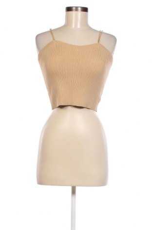 Γυναικείο αμάνικο μπλουζάκι Missguided, Μέγεθος XL, Χρώμα  Μπέζ, Τιμή 3,14 €