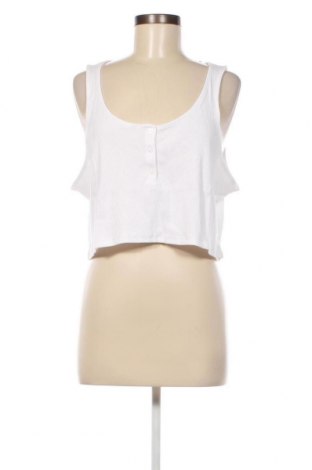 Γυναικείο αμάνικο μπλουζάκι Monki, Μέγεθος XL, Χρώμα Λευκό, Τιμή 3,33 €