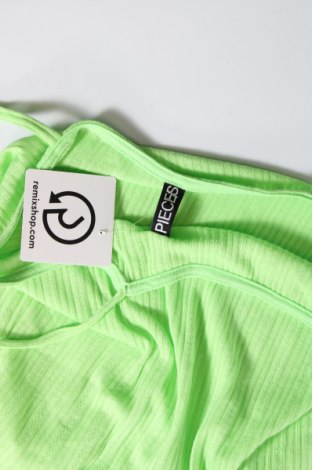 Γυναικείο αμάνικο μπλουζάκι Pieces, Μέγεθος M, Χρώμα Πράσινο, Τιμή 3,20 €