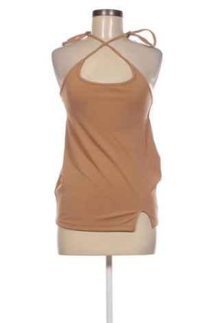 Γυναικείο αμάνικο μπλουζάκι SHEIN, Μέγεθος M, Χρώμα  Μπέζ, Τιμή 1,60 €