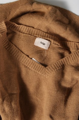 Дамски пуловер An'ge, Размер M, Цвят Бежов, Цена 29,00 лв.