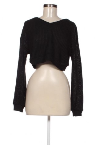 Дамски пуловер Bershka, Размер S, Цвят Черен, Цена 32,20 лв.