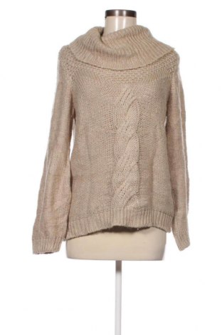 Дамски пуловер Camaieu, Размер L, Цвят Бежов, Цена 4,35 лв.