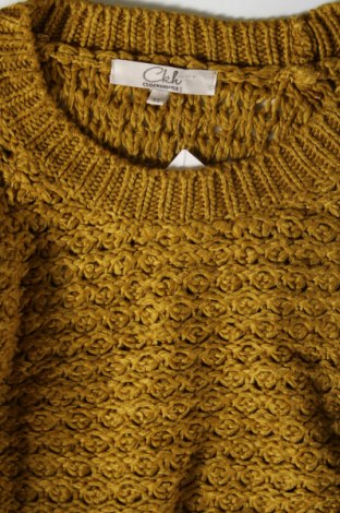 Дамски пуловер Clockhouse, Размер XS, Цвят Зелен, Цена 4,06 лв.