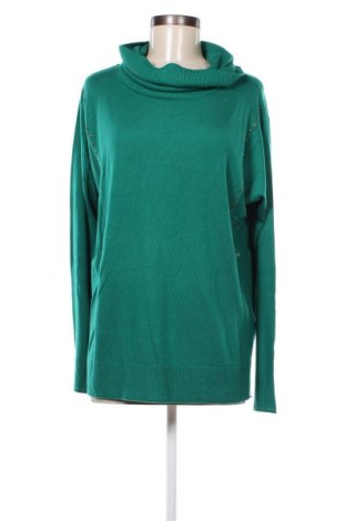 Γυναικείο πουλόβερ Helena Vera, Μέγεθος XL, Χρώμα Πράσινο, Τιμή 31,40 €