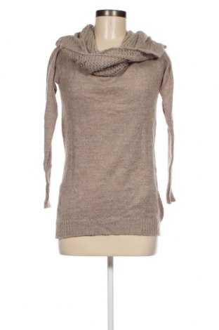 Γυναικείο πουλόβερ Made In Italy, Μέγεθος M, Χρώμα  Μπέζ, Τιμή 2,51 €