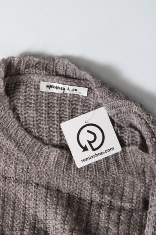 Дамски пуловер Memory & Co., Размер L, Цвят Сив, Цена 8,70 лв.
