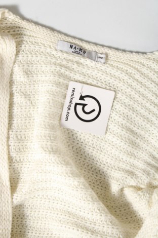 Дамски пуловер NA-KD, Размер XXS, Цвят Бял, Цена 11,31 лв.