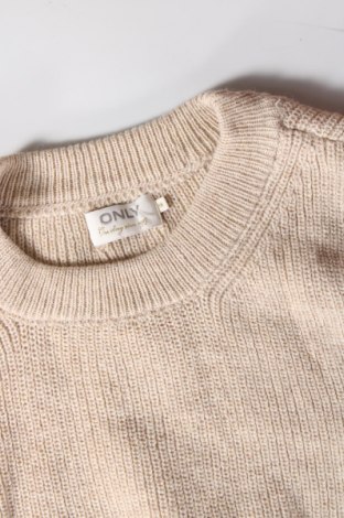 Γυναικείο πουλόβερ ONLY, Μέγεθος M, Χρώμα  Μπέζ, Τιμή 8,07 €