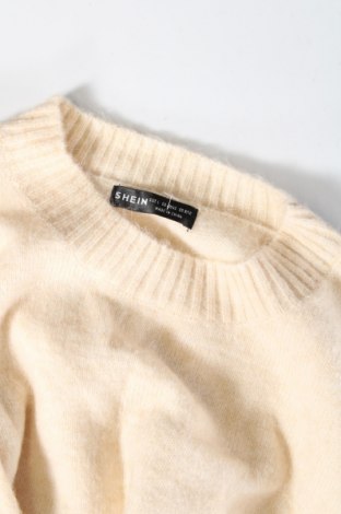 Дамски пуловер SHEIN, Размер L, Цвят Бежов, Цена 9,66 лв.