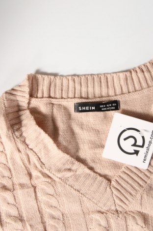Γυναικείο πουλόβερ SHEIN, Μέγεθος M, Χρώμα  Μπέζ, Τιμή 2,51 €